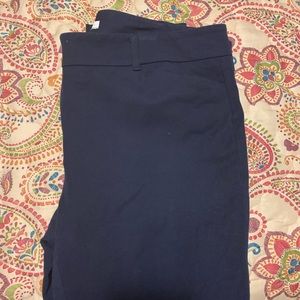 Capri Navy Pants